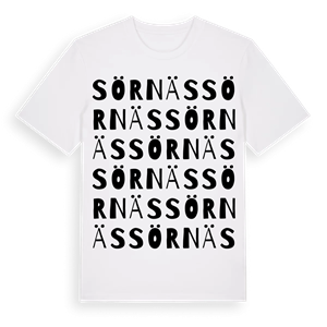 Sörnäs ordlek t-shirt – ekologisk bomull t-shirt från PinShirt