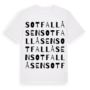 Sotfallåsen ordlek t-shirt – ekologisk bomull t-shirt från PinShirt
