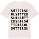 Vintage White t-shirt med Söttersbol ordlek t-shirt