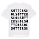 Söttersbol ordlek t-shirt