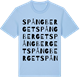 Blue Soul t-shirt med Spångberget ordlek t-shirt