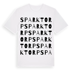Sparktorp ordlek t-shirt – ekologisk bomull t-shirt från PinShirt