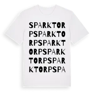 Sparktorp ordlek t-shirt – ekologisk bomull t-shirt från Pinshirt
