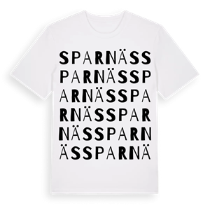 Sparnäs ordlek t-shirt – ekologisk bomull t-shirt från PinShirt