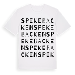 Spekebacken ordlek t-shirt – ekologisk bomull t-shirt från Pinshirt