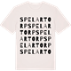Vintage White t-shirt med Spelartorp ordlek t-shirt
