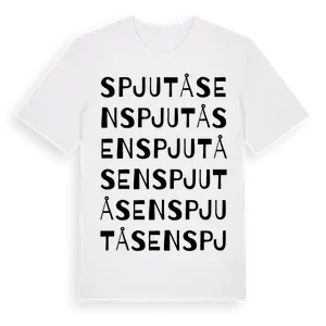 Spjutåsen ordlek t-shirt – ekologisk bomull t-shirt från Pinshirt