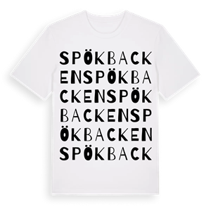 Spökbacken ordlek t-shirt – ekologisk bomull t-shirt från PinShirt