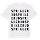 Spriklerud ordlek t-shirt