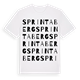 Sprintaberg ordlek t-shirt