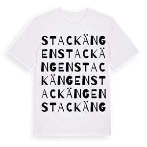 Stackängen ordlek t-shirt – ekologisk bomull t-shirt från PinShirt