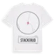 White t-shirt med Stackerud t-shirt