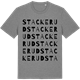 Mid Heather Gray t-shirt med Stackerud ordlek t-shirt