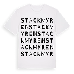 Stackmyren ordlek t-shirt – ekologisk bomull t-shirt från PinShirt