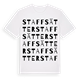 Staffsätter ordlek t-shirt