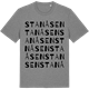 Mid Heather Gray t-shirt med Stanåsen ordlek t-shirt