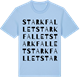 Blue Soul t-shirt med Starkfallet ordlek t-shirt