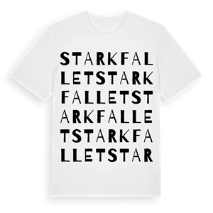 Starkfallet ordlek t-shirt – ekologisk bomull t-shirt från PinShirt