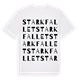 Starkfallet ordlek t-shirt