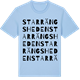 Blue Soul t-shirt med Starrängsheden ordlek t-shirt