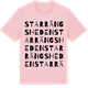 Pink Cotton t-shirt med Starrängsheden ordlek t-shirt