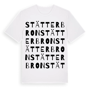 Stätterbron ordlek t-shirt – ekologisk bomull t-shirt från PinShirt