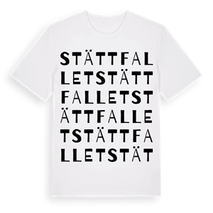 Stättfallet ordlek t-shirt – ekologisk bomull t-shirt från PinShirt