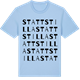 Blue Soul t-shirt med Stattstilla ordlek t-shirt