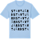 Blue Soul t-shirt med Stavtjärn ordlek t-shirt