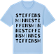 Blue Soul t-shirt med Steffensminne ordlek t-shirt