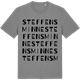 Mid Heather Gray t-shirt med Steffensminne ordlek t-shirt