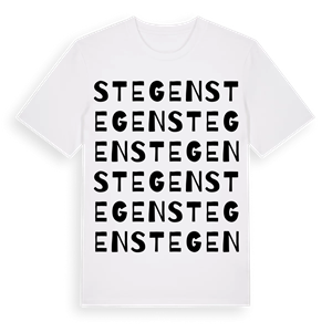 Stegen ordlek t-shirt – ekologisk bomull t-shirt från PinShirt