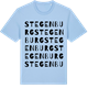 Blue Soul t-shirt med Stegenburg ordlek t-shirt