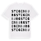 Stegenburg ordlek t-shirt