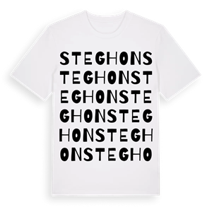 Steghon ordlek t-shirt – ekologisk bomull t-shirt från PinShirt