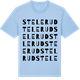 Blue Soul t-shirt med Stelerud ordlek t-shirt
