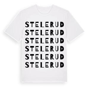 Stelerud ordlek t-shirt – ekologisk bomull t-shirt från PinShirt