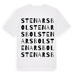 Stenarsbol ordlek t-shirt – ekologisk bomull t-shirt från PinShirt