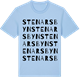 Blue Soul t-shirt med Stenarsbyn ordlek t-shirt