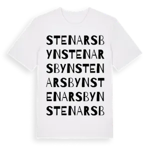 Stenarsbyn ordlek t-shirt – ekologisk bomull t-shirt från Pinshirt