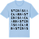 Blue Soul t-shirt med Stenåsbackarna ordlek t-shirt