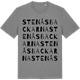 Mid Heather Gray t-shirt med Stenåsbackarna ordlek t-shirt
