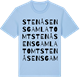 Blue Soul t-shirt med Stenåsens gamla tomt ordlek t-shirt