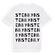 Stenbyn ordlek t-shirt