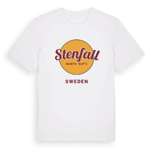 Stenfall cirkel t-shirt – ekologisk bomull t-shirt från PinShirt