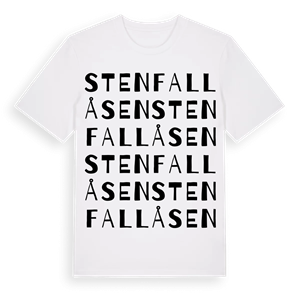 Stenfallåsen ordlek t-shirt – ekologisk bomull t-shirt från Pinshirt