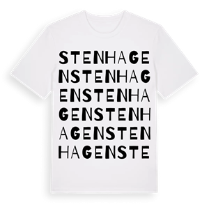 Stenhagen ordlek t-shirt – ekologisk bomull t-shirt från PinShirt