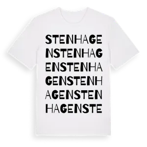 Stenhagen ordlek t-shirt – ekologisk bomull t-shirt från Pinshirt
