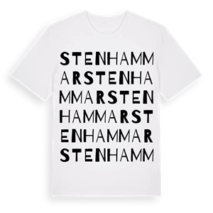 Stenhammar ordlek t-shirt – ekologisk bomull t-shirt från PinShirt