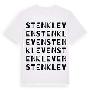 Stenkleven ordlek t-shirt – ekologisk bomull t-shirt från PinShirt